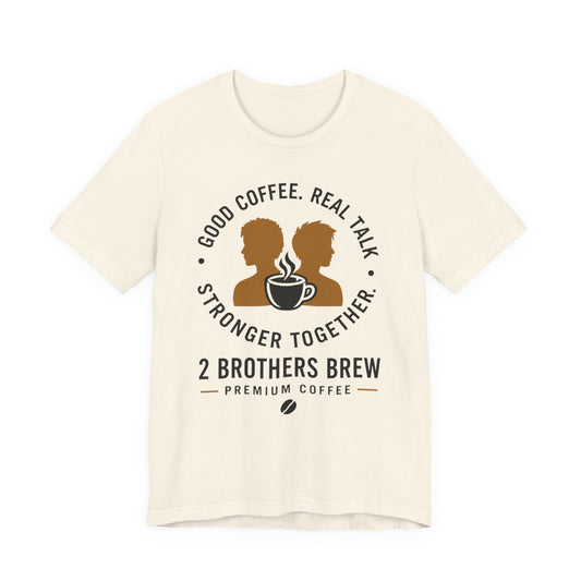 E&E 2 Brothers Brew — Heather & Aqua Tee