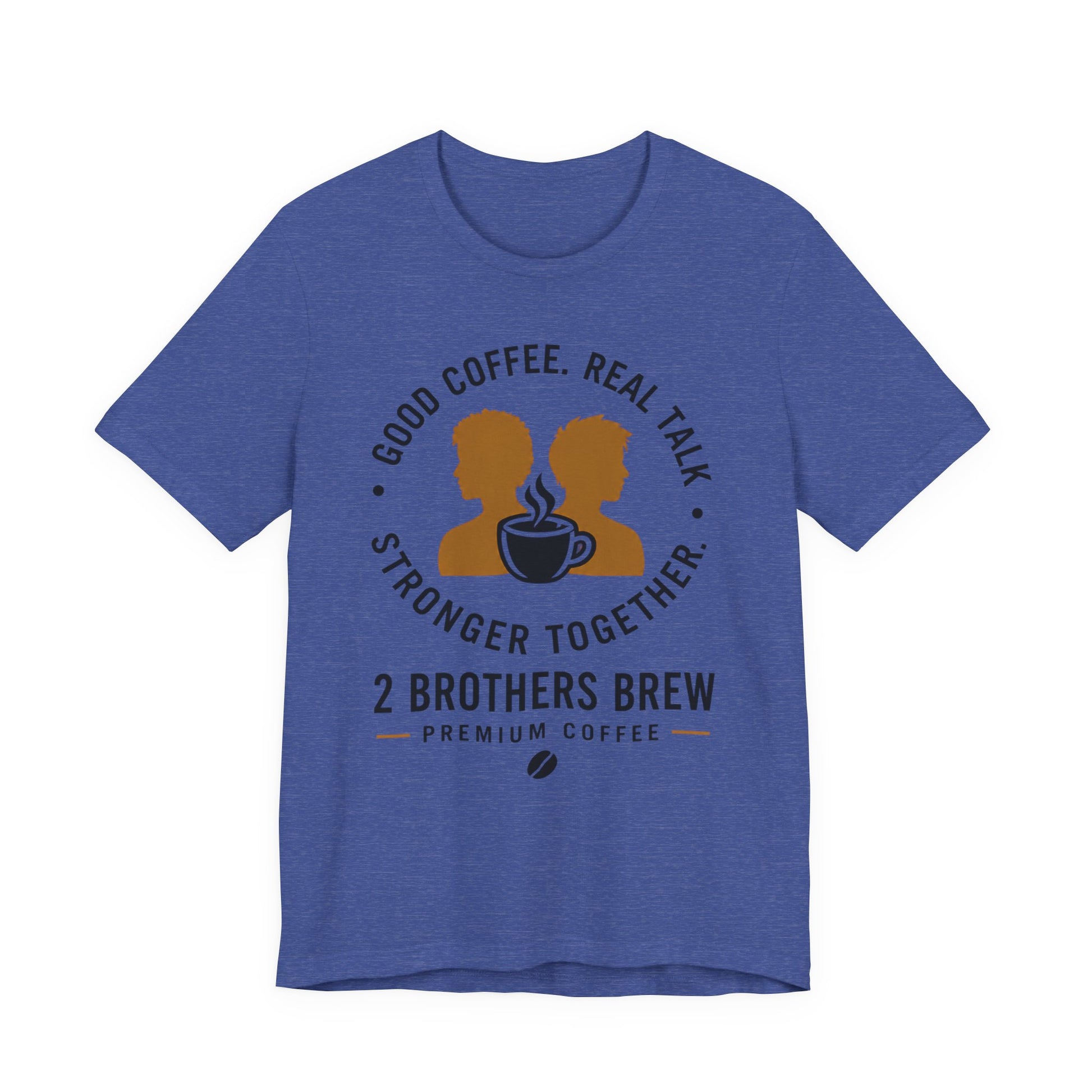 E&E 2 Brothers Brew — Heather & Aqua Tee