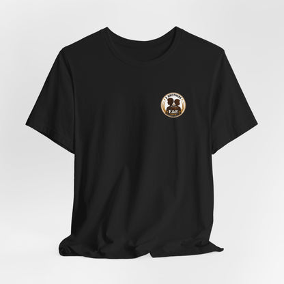 E&E 2 Brothers Brew — Classic Black & White Tee