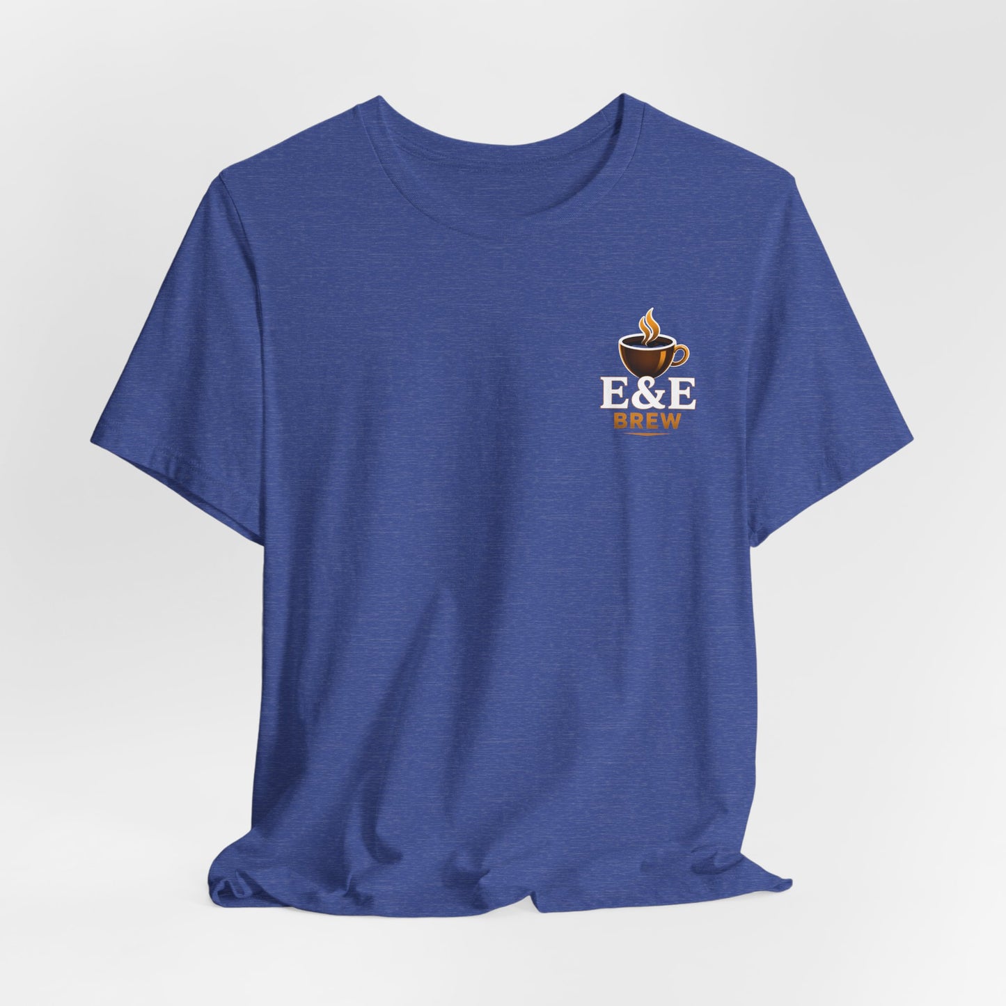 Coffee Tee — "Less Talk, More Brew" 2 Brothers Brew Graphic T-Shirt