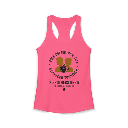 E&E 2 Brothers Brew — Women's Racerback Tank