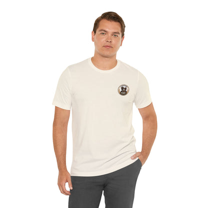 E&E 2 Brothers Brew — Natural & White Tee