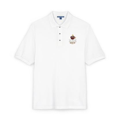 E&E 2 Brothers Brew — Heraldic Crest Polo