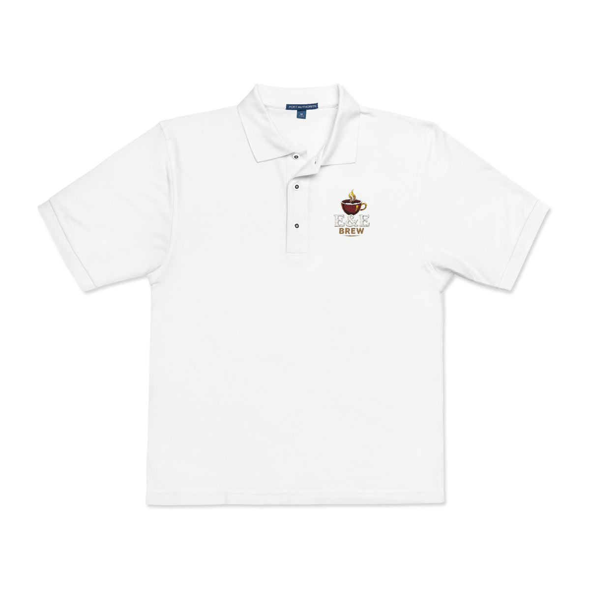 E&E 2 Brothers Brew — Heraldic Crest Polo