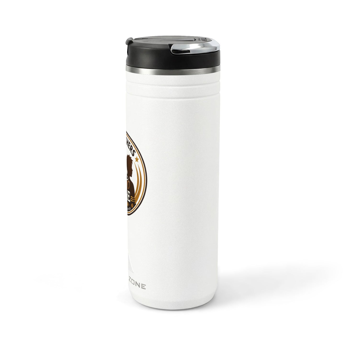 24oz Thermal Tumbler – "2 Brothers E&E Brew" Insulated Straw Travel Mug