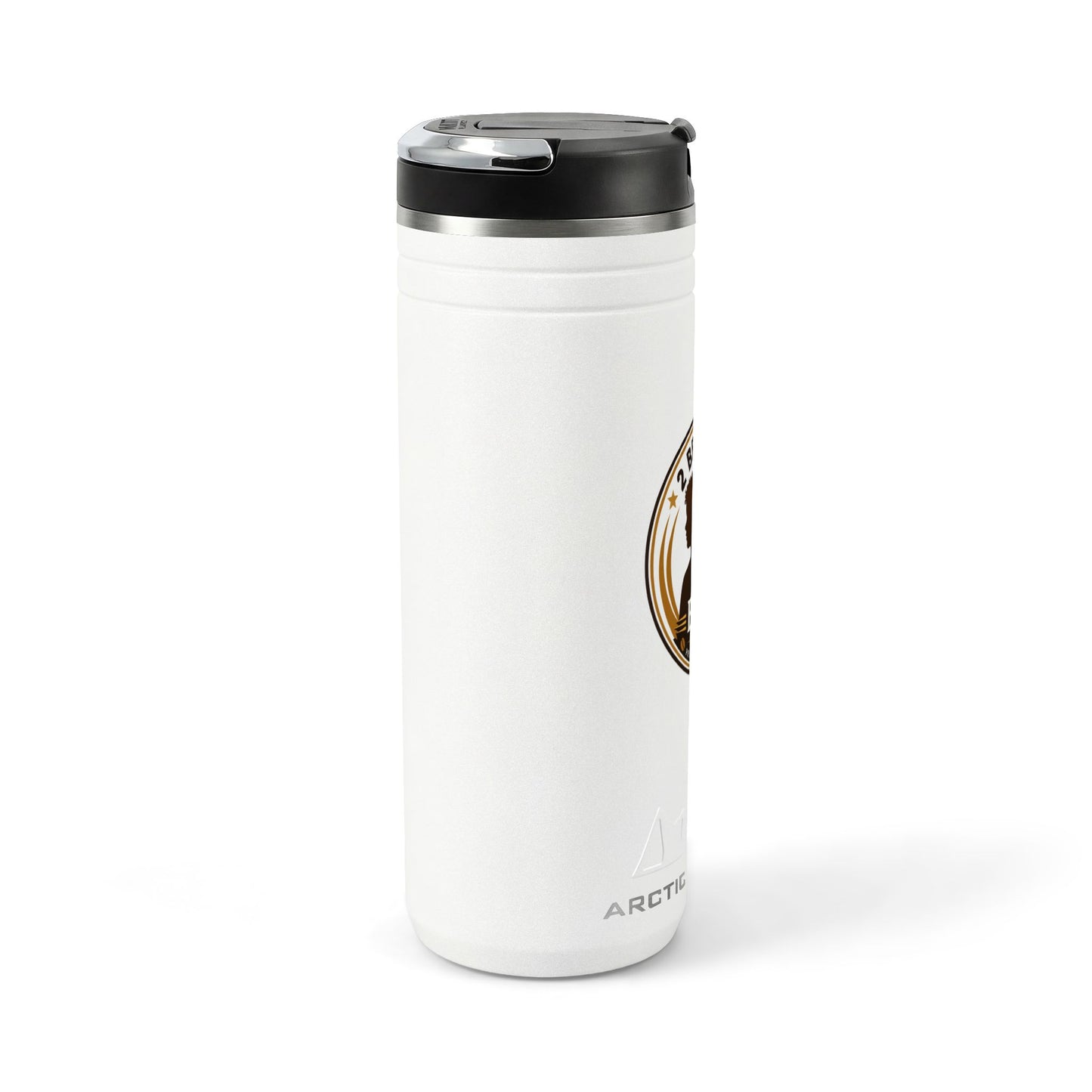 24oz Thermal Tumbler – "2 Brothers E&E Brew" Insulated Straw Travel Mug