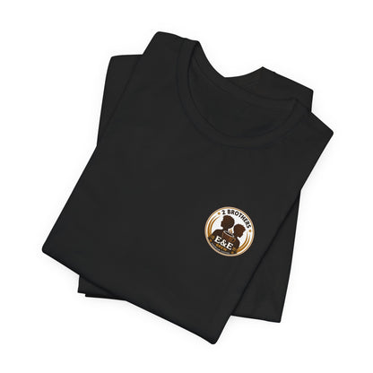 E&E 2 Brothers Brew — Classic Black & White Tee