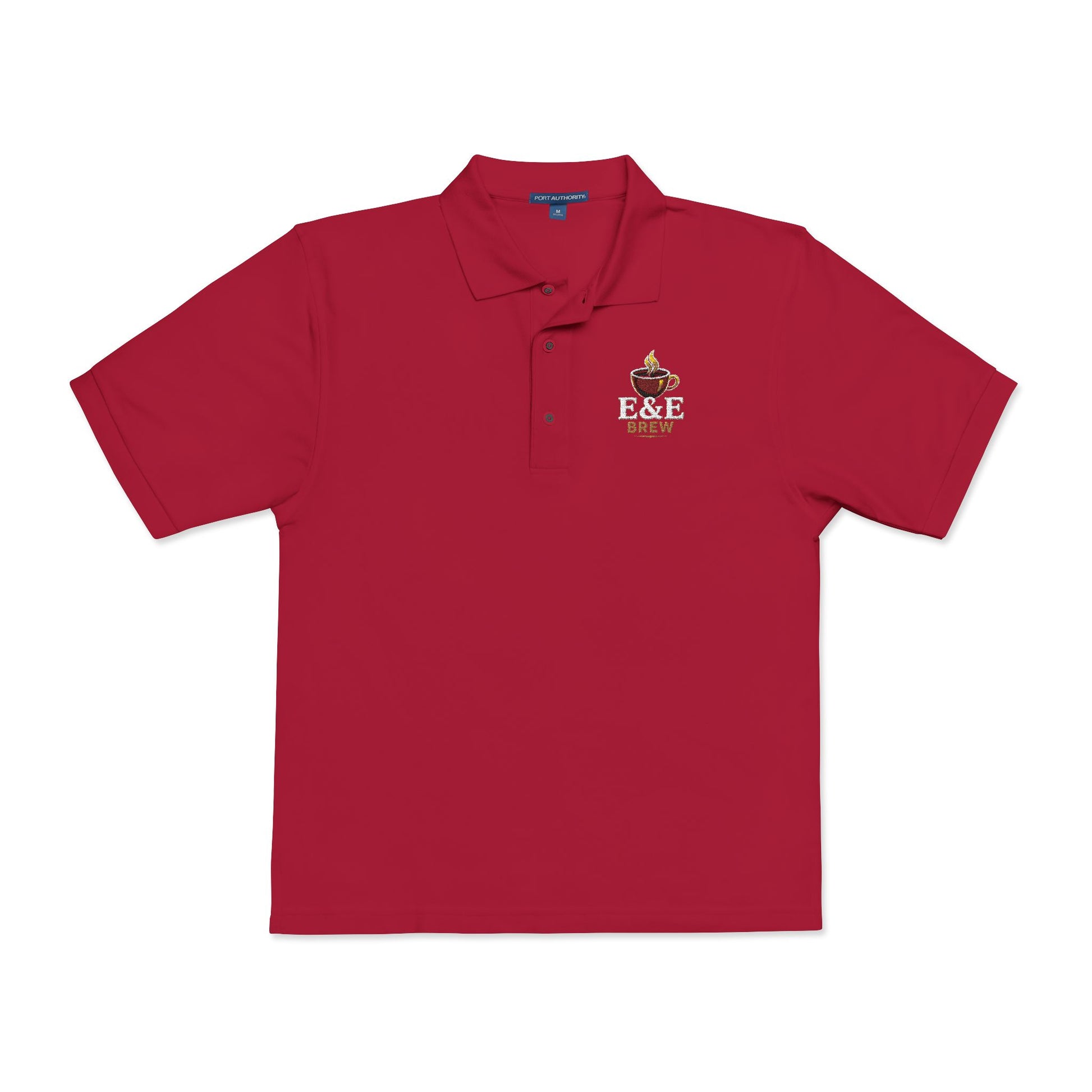 E&E 2 Brothers Brew — Heraldic Crest Polo