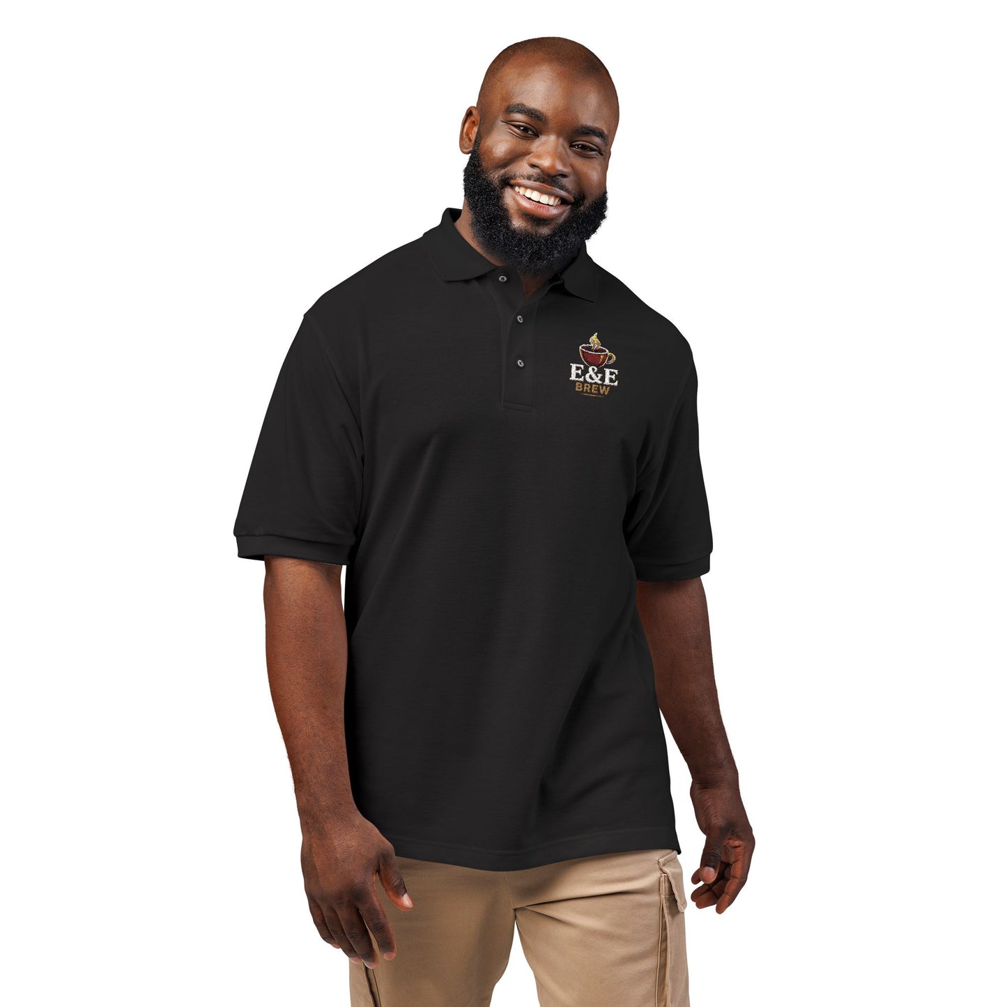 Embroidered Heraldic Crest Polo