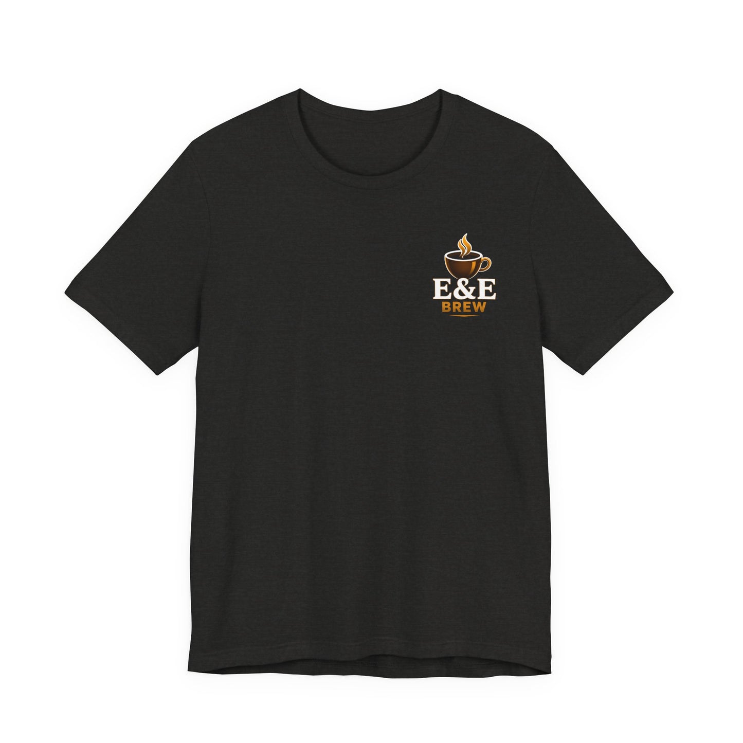 Coffee Tee — "Less Talk, More Brew" 2 Brothers Brew Graphic T-Shirt