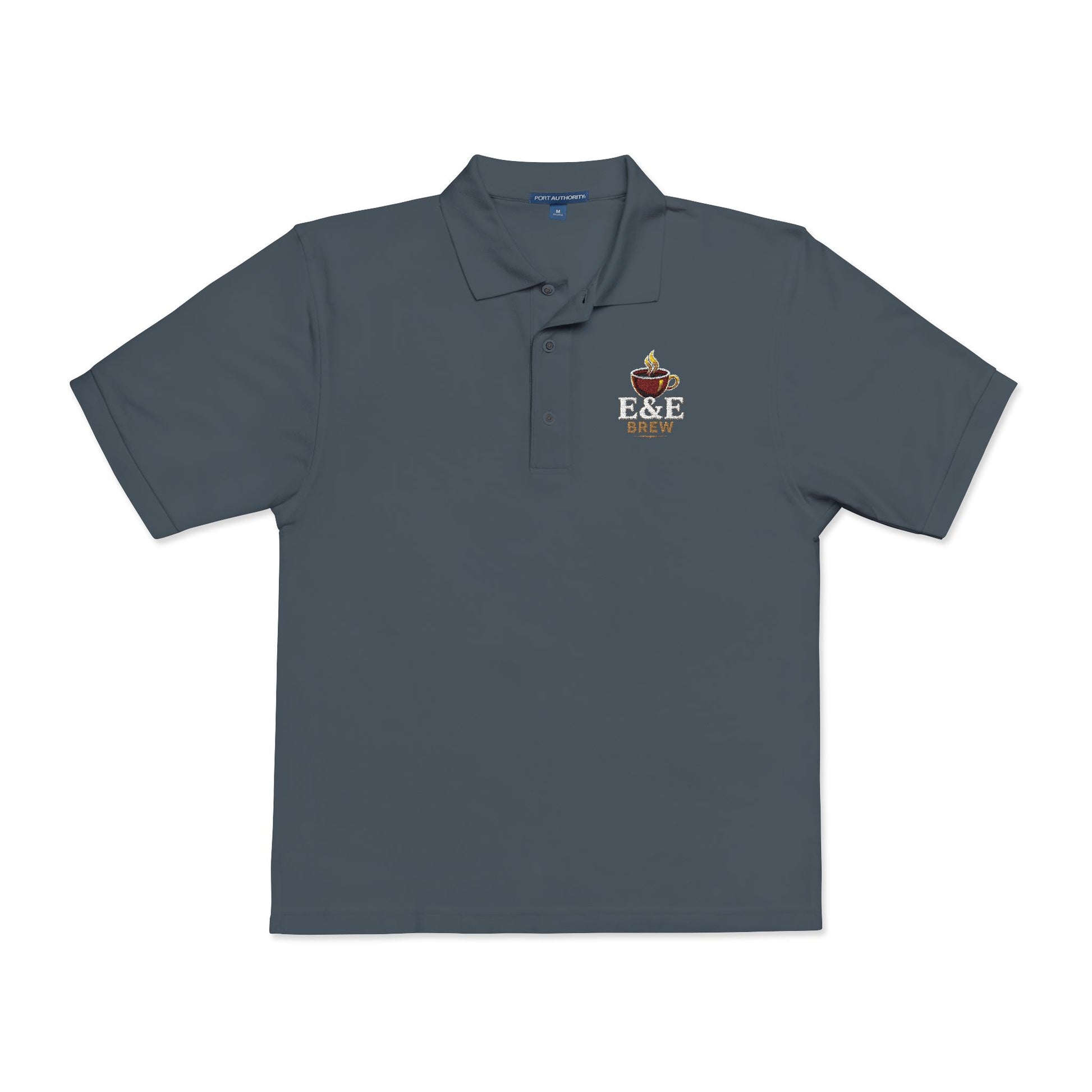 E&E 2 Brothers Brew — Heraldic Crest Polo