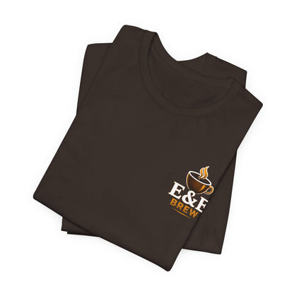E&E 2 Brothers Brew — Less Talk More Brew Tee