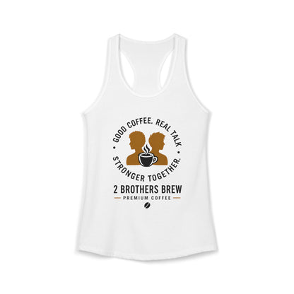 E&E 2 Brothers Brew — Women's Racerback Tank