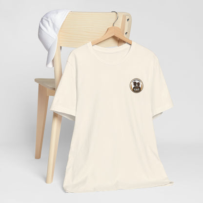 E&E 2 Brothers Brew — Natural & White Tee
