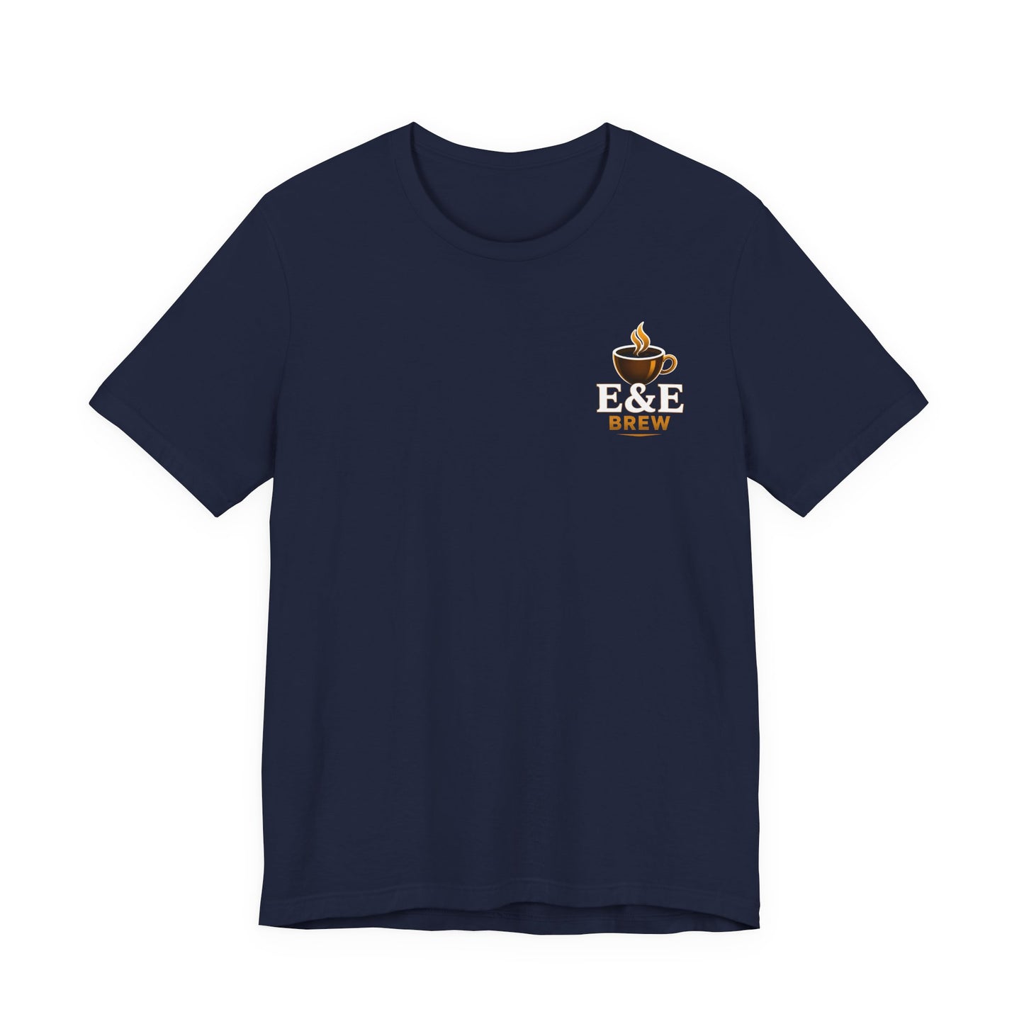 Coffee Tee — "Less Talk, More Brew" 2 Brothers Brew Graphic T-Shirt