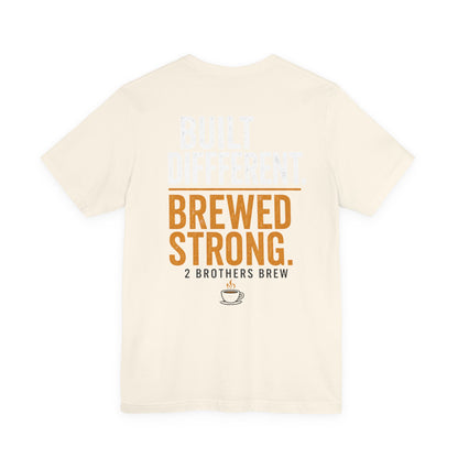 E&E 2 Brothers Brew — Heather Royal & Navy Tee