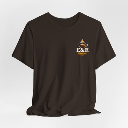 E&E 2 Brothers Brew — Less Talk More Brew Tee