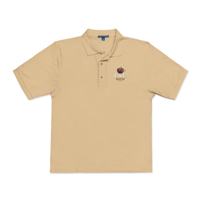 E&E 2 Brothers Brew — Heraldic Crest Polo