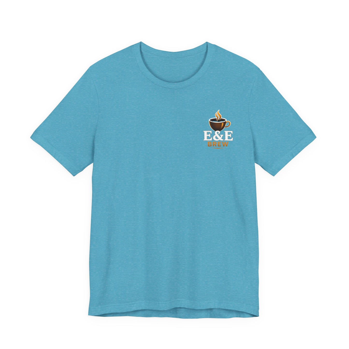 Coffee Tee — "Less Talk, More Brew" 2 Brothers Brew Graphic T-Shirt