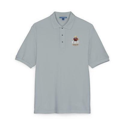 E&E 2 Brothers Brew — Heraldic Crest Polo