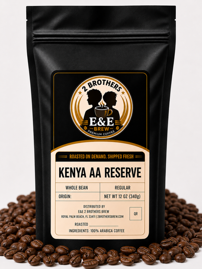 Kenya AA Reserve coffee bag - included in the Origin Flight bundle