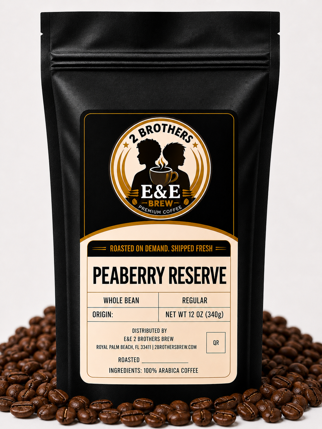 E&E 2 Brothers Brew — Peaberry Reserve